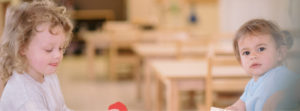 Happy Montessori students